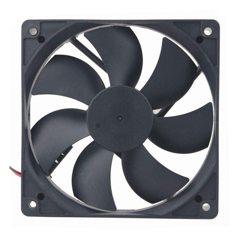 DC Cooling Fan, Brushless Computer Fan Case, 5 Inch Ball Bearing Exhaust Fan 12025 120mmx120mm x25mm (DC12V 0.33A)