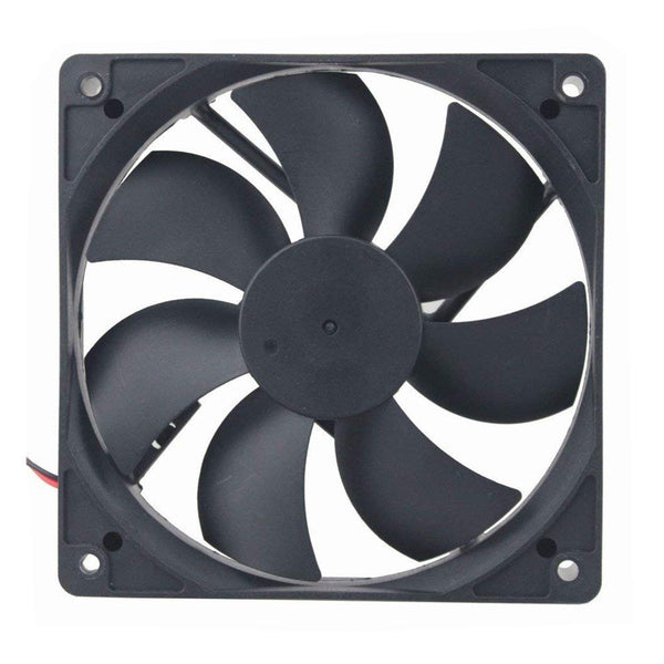 DC Cooling Fan, Brushless Computer Fan Case, 5 Inch Ball Bearing Exhaust Fan 12025 120mmx120mm x25mm (DC12V 0.33A)