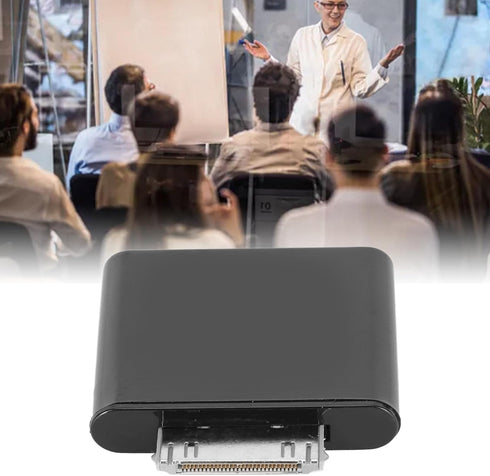 30 Pin Bluetooth Adapter Receiver - Bluetooth Transmitter, Plug and Play & Automatic Compatible with iOS Pod and Other