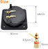 Kalevel 2pcs Speaker Box Terminal Cup Square with 2 Pair Banana Plugs, Screw Type Binding Post for 2-Way DIY Home Car