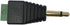 CERRXIAN 3.5mm TS Mono Male to 2 Pin Screw Terminal Female AUX Headphone Replacement Adapter (2-Pack)