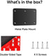 Venluna B0G2S5RTGD Metal Plate for Wireless Magnetic Backup Camera, Mounting Plate for RV Trailer Truck Boat, Anti-Rust
