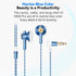 EB2S Pro Flat Wired Earbuds with 15.4mm LCP Dynamic Driver, Balanced IEM Hearphones with Mic, Silver-Plated Cable