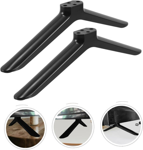 CONGARTENO 40 Inch Tv Stand Legs Replacement Universal Base for Flat Screen Tvs Stable Support with Screws for Living