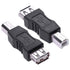 Herfair Printer to USB Adapter USB Type B Male to USB-A Female Converter