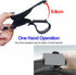 Dashboard Phone Mount Clamp, Universal POM and Silicone Non Skid Car Phone Stand for 3-6.5in