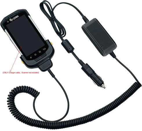 Vehicle Charger Cable for Zebra Symbol TC70 TC72, TC70X TC77, CBL-TC7X-USB1-01 Scanner Handheld Computer PDA