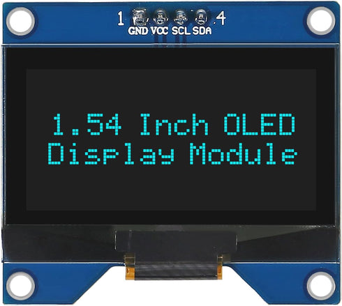 Coliao 1.54 Inch OLED Module 12864 128x64 SSD1309 Driver IIC I2C Serial Interface