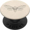 PopSockets PopGrip: Swappable Grip for Phones & Tablets, Brood X Cicada 2021 Simple Minimal Cicada Illustration
