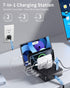 UREWDTR 85W Devices,7 2 2 3 Charging Station for Multiple Port USB Charger Stations with AC, USB C, USB A,Family