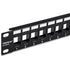 24-Port 1U 1U 19" Recommended TC-K25C6 TC-K50C6 Cat6 TC-KP24 TRENDnet Blank Keystone Patch Panel, Metal Rackmount