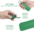 Microfiber Leather USB Flash Drive Case, Anti Lost Holder with Keychain, Small Portable Storage (1PC, Green)