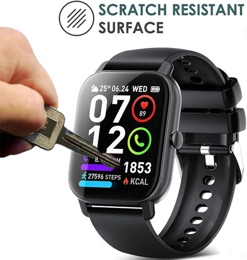 6 Pack Screen Protector Film Compatible with Ddidbi P66E 1.85” Smart Watch, Crystal Clear HD Anti-Scratch