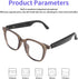 Tulbeys Smart Glasses for Women Men, Bluetooth Glasses with Photochromic Lenses, Touch Control Voice Assistant