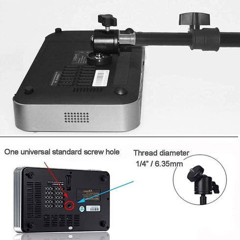 Coret 360 26-60in Mini Projector Stand, Portable Camera Holder with Rotatable Head, Adjustable Height