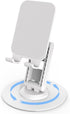 360° Rotating Phone Stand for Desk, Portable & Foldable Holder, Adjustable Angle & Height for iPhone, iPad, Tablet -