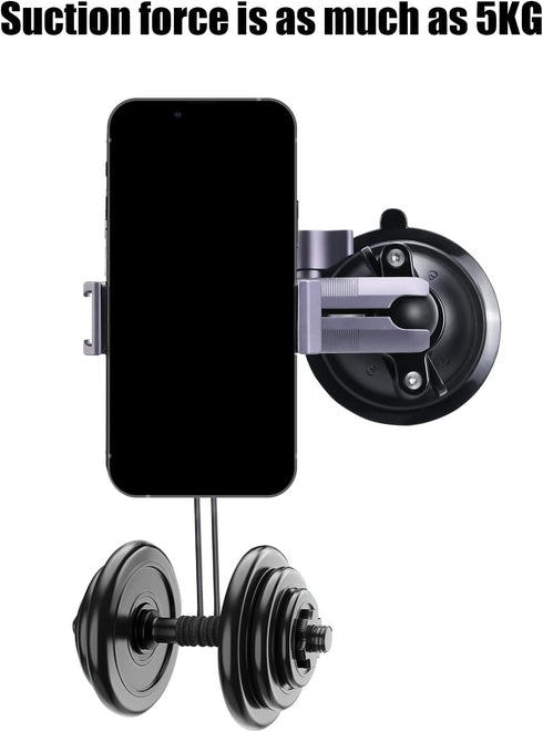 SUNWAYFOTO Universal Cellphone Auto Bracket - Suction Cup Mount for Windshield Car Window, Cell Phone Holder SPH-01