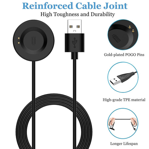 Compatible with iTouch Air 3 Charger, USB Charging Cable for iTouch Air 4, SE, Sport 3, 3.3ft (Black)