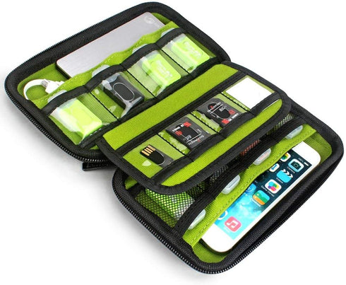 Aprince Waterproof Digital Gadget Case for Memory Card, Designed for External Hard Drive, USB Flash Drives, Power Banks
