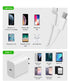 zoyuzan 20W Power Charging Adapter Quick Box Fast PD Wall USB C Charger Block with 5ft Lightning Cable for iPhone 11 12
