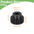 2Pcs 1M 25T 8mm MECCANIXITY Steel Motor Pinion Gears, RC Motor Gears Fits Shaft Bore for RC Vehicles Truck Drift Remote