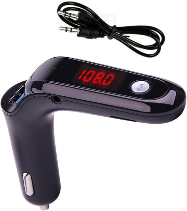 DBEIXIWEI 12V-24V Car MP3 Player FM Transmitter with 5V 2.5A USB Output Fast