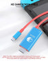 BKELHS 2 1 4K 60Hz 100W 17 6.6TF USB C to HDMI Cable in Steam Deck Adapter HDMI Charging Port, Monitor TV Connector