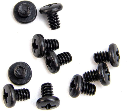 AUEAR 10 Pack Black PCI Slot Cover Hard Steel Filter Blanking Plate with Screws