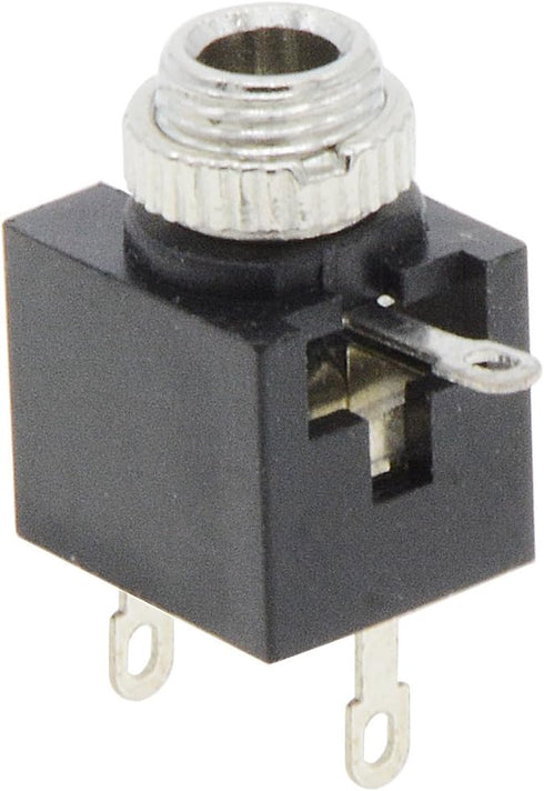 YXQ 3 Pins Female 3.5mm Mono TS Jacks Plug Socket Connectors, 10-Piece, Switch PCB Panel Chassis Mount