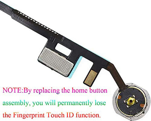 TPheal Gold Home Button Replacement for iPad 10.2" (2019-2021), Incl Flex Cable Connector.