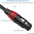 Disino Female XLR to Dual RCA Y Splitter Patch Cable, Unbalanced XLR Female to 2 RCA Stereo Audio Interconnect