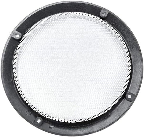 uxcell 2pcs 4" Speaker Grill Mesh Decorative Circle Woofer Guard Protector Cover Accessories, White