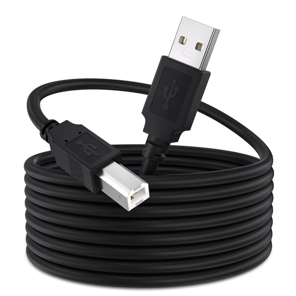 Qxcynsef USB 2.0 Printer Cable 3.3 FT USB A to USB B Cable