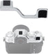 JJC Deluxe Metal Thumb Up Grip for Fujifilm X-T50 Mirrorless Camera, Hot Shoe Support Grip - Silver