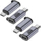 AreMe Micro USB 2.0 to USB C Adapter (4 Pack), USB Type C Female to Micro USB Male Converter for Samsung Galaxy S7 S7