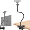 Khazylorr Webcam Stand, Webcam Mount Gooseneck Arm with Phone Holder Web Camera Stand