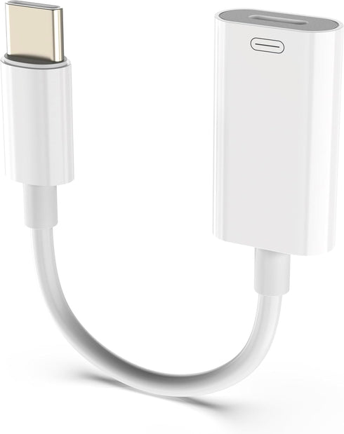 USB-C Male to Lightning Female Adapter, Type C to Lightning Converter for iPhone 15 and More
