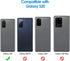 JETech Slim Fit Case for Samsung Galaxy S20 5G, TPU Material, Thin Phone Cover with Shock-Absorption (Black)