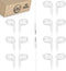 Earbuds 30 Pack | Bulk Basic Earbuds, Pearl White in-Ear Earbuds, Disposable Earphones, Affordable Headphones, 3.5 MM