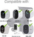 HOLACA Upgraded Vinyl Siding Clips for Arlo Ring Security Camera, Weatherproof Stainless Steel Material (1 Pack, Black)