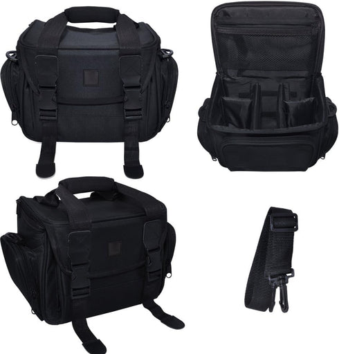 eCostConnection Extra Large Camera Bag Fully Padded Gadget Case with Dual Buckles for Sony,Nikon, Canon, Olympus