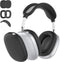 3 in 1 Silicone Case Cover for Apple Airpods Max, Anti-Scratch Ear Pad and Headband Cover (Black)