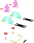 Stabilizer V2, Screw in Stabilizers with 2u 6.25u 7u Wires for Mechanical Keyboards (V2 Teal Pink 100% Kit)