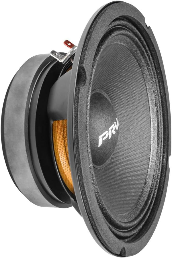 PRV AUDIO 6 Inch Midbass Speaker 6MB200-4 v2 4 Ohms - 200 Watts, 93.5 dB, 1.5" Voice Coil for Pro Audio