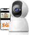 GUOANVISION 3MP Indoor Pan/Tilt Security Camera, 5G WiFi 360 Rotating Home Cameras for