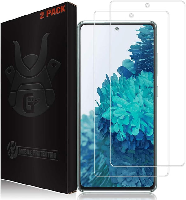 Samsung Galaxy S20 FE (4G/5G) Tempered Glass Screen Protector - 2 Pack, Phone Case Friendly, Lifetime Replacement.