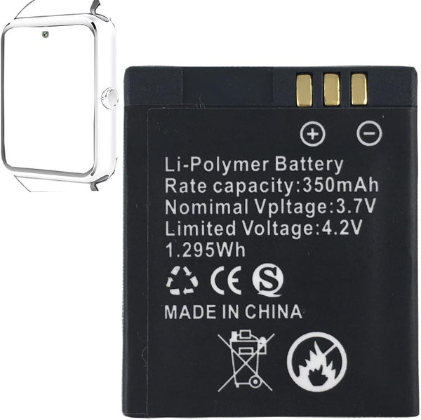 GT08 Smartwatch Battery, 360mAh Rechargeable Lithium Battery for CNPGD Smart Watch
