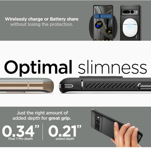 Spigen 7 (2022) 7 2022 Rugged Armor Designed for Pixel Pro Case - Matte Black | , Rugged Armor, Designed for, Pixel