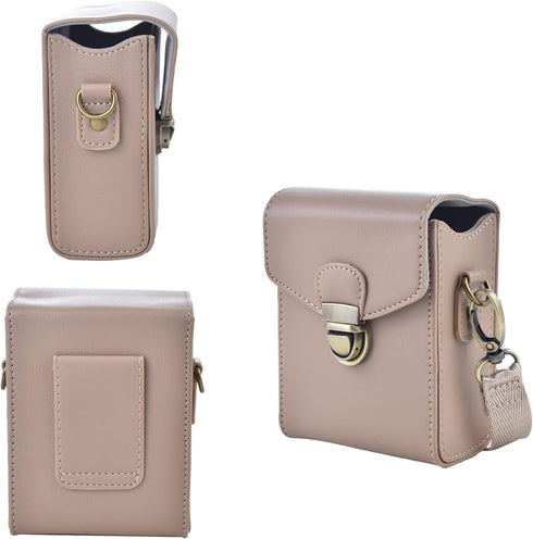 Rieibi Camera Case for Sony RX100 & HX Series, Retro Leather Case for Ricoh GR IIIx, Canon G7X II, G9X II