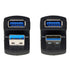chenyang USB 3.0 Extender Adapter 2 Pack, 180 Degree Angled Male to Female Data Transfer Charging Adapter